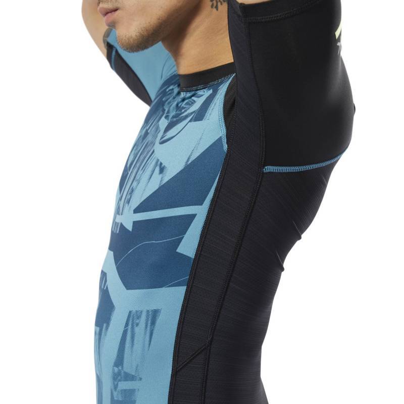 Man compression T-Shirt OST SS Tee - Printed - DU3958