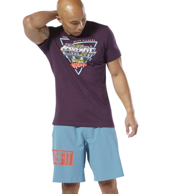 Man T-Shirt Reebok CrossFit Neon Retro Tee - DT2818