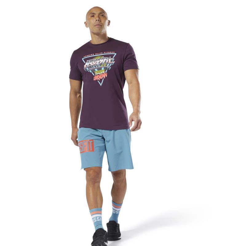 Man T-Shirt Reebok CrossFit Neon Retro Tee - DT2818