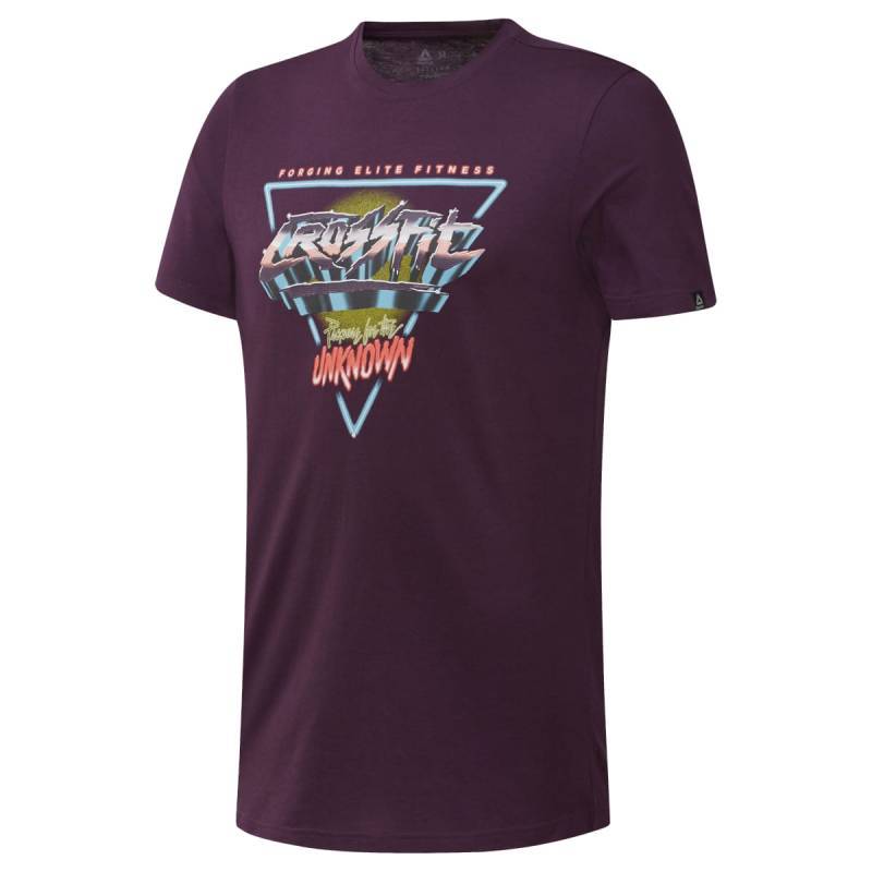 Man T-Shirt Reebok CrossFit Neon Retro Tee - DT2818