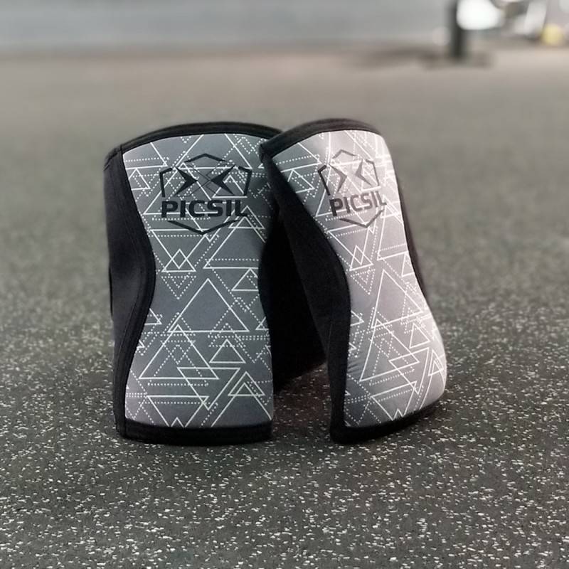 Knee Sleeves 5 mm - silver (2 pieces)