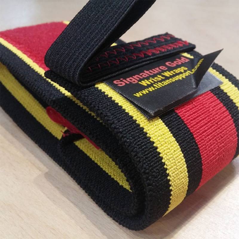 Wrist Wrap Titan Signature Gold 61 cm extreme hard