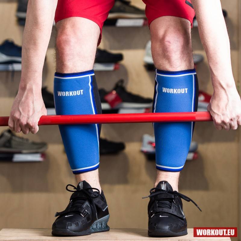 Chrániče holení WORKOUT - modré 5 mm (pár)