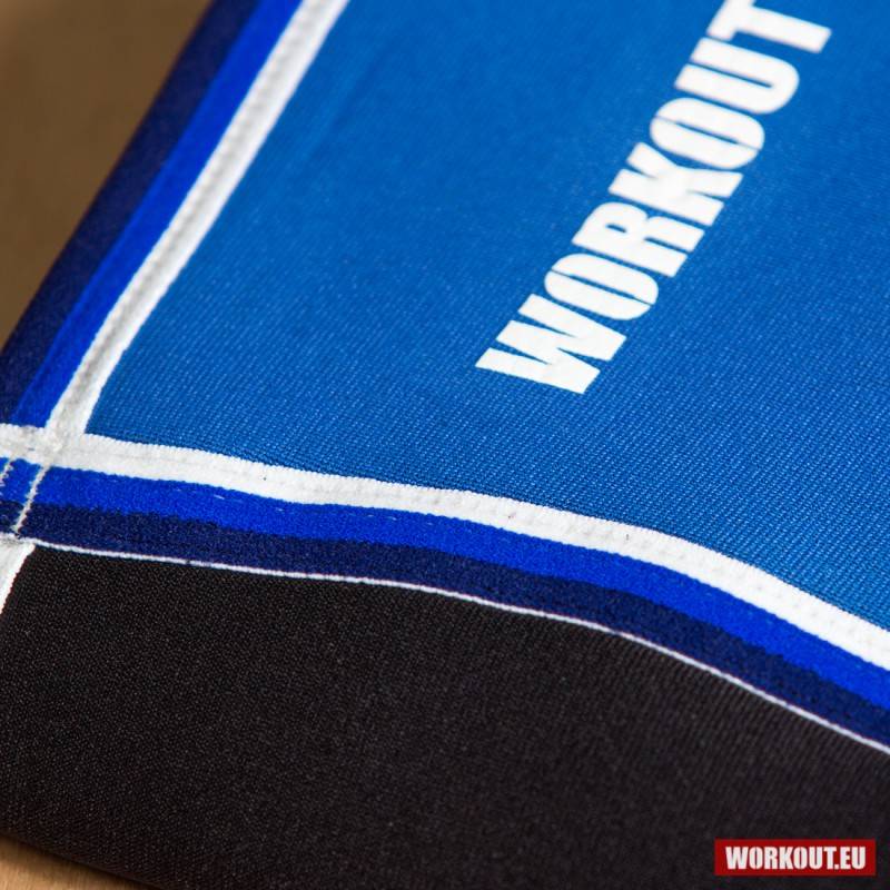 Shin sleeve WORKOUT - blue 5 mm (pair)