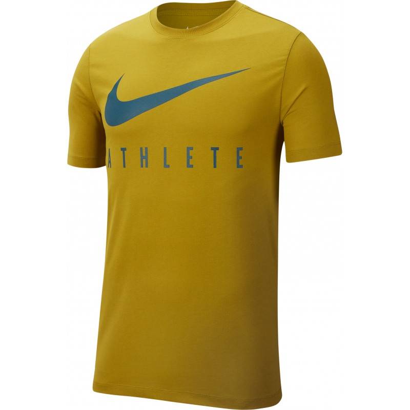 Man T-Shirt Athlete Dri-FIT Swoosh - yellow