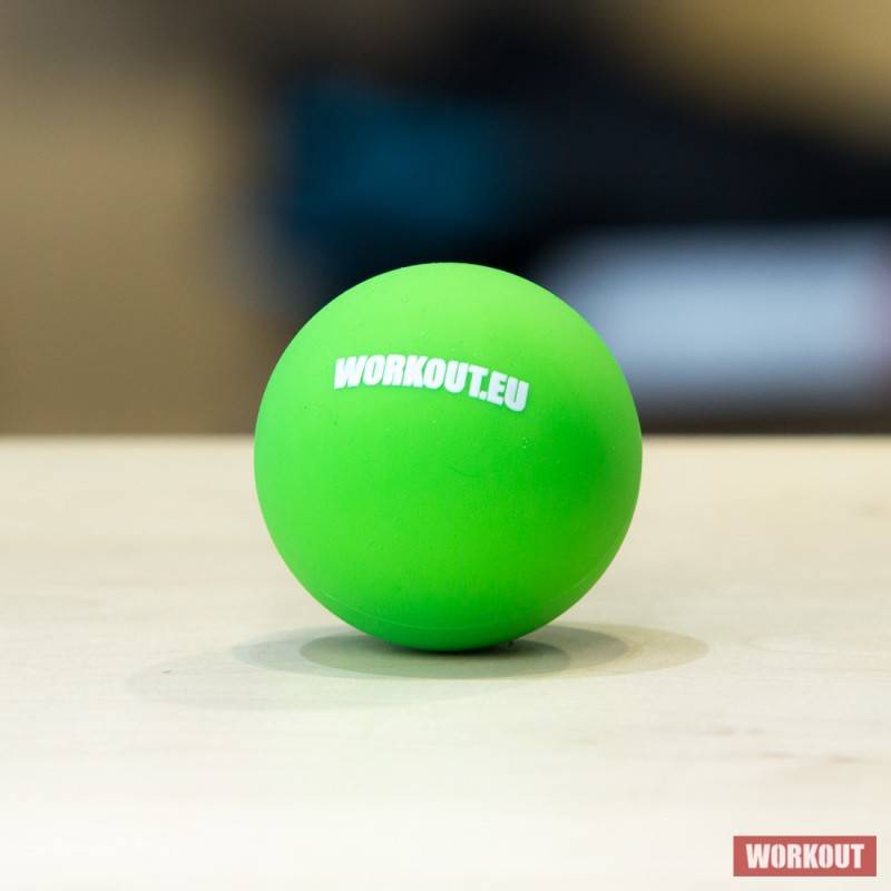 Masážní míček Lacrosse ball WORKOUT - zelený