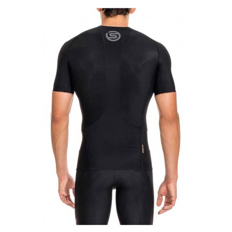 Herren T-Shirt kompressions Skins langarm - A400 