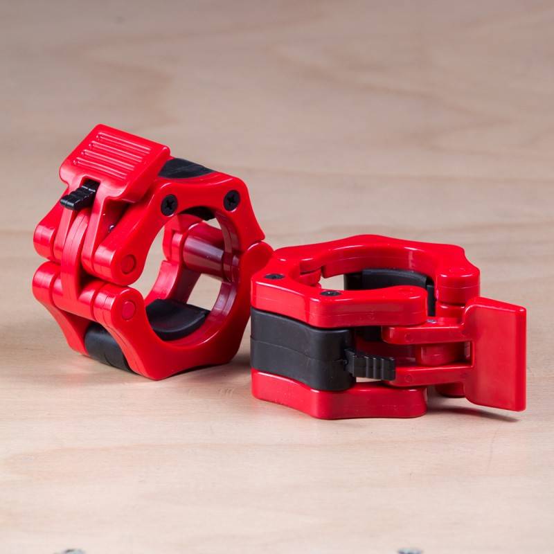 Clamps for 50 mm Bar - Red (Pair)