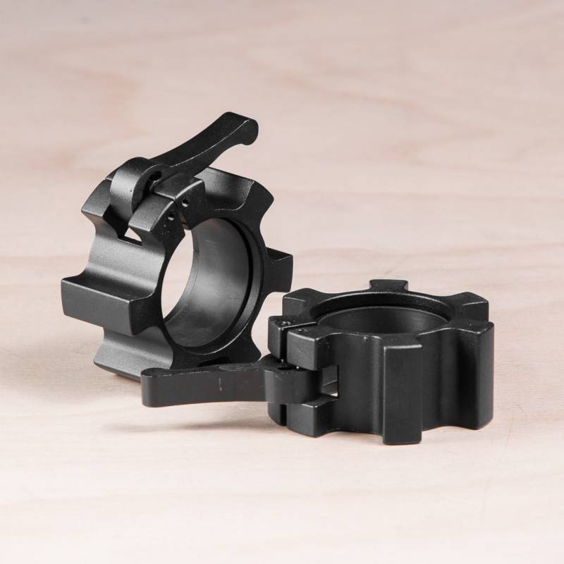 Kovový uzávěr na osu 50 mm - černé (pár)