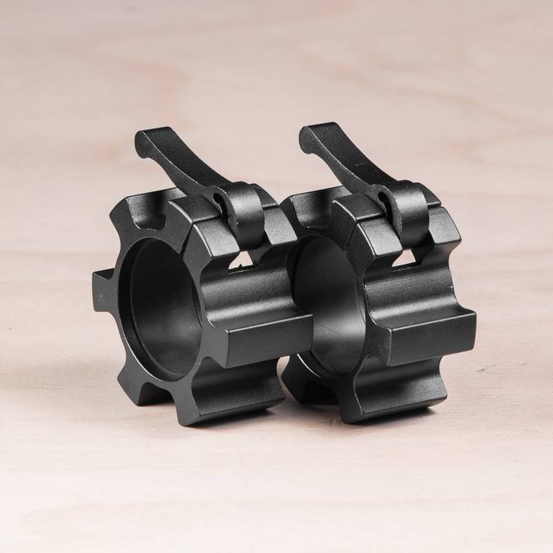 Aluminum Clamps for 50 mm Bar - black (pár)