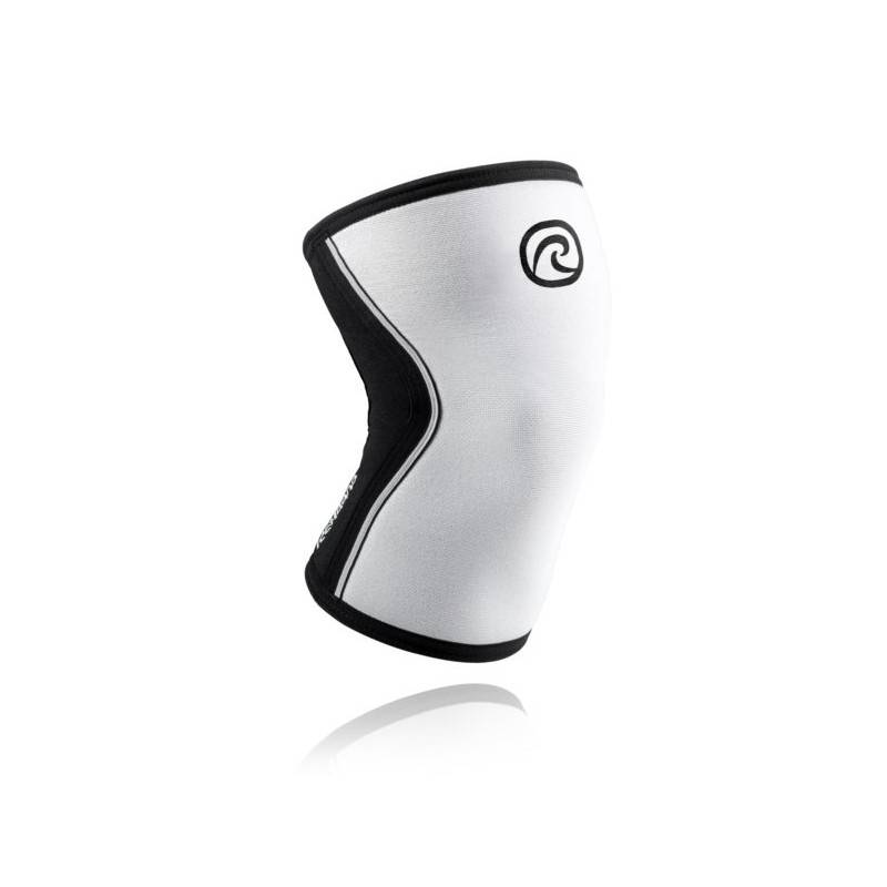 Knee sleeve Rehband RX 7 mm - white/black