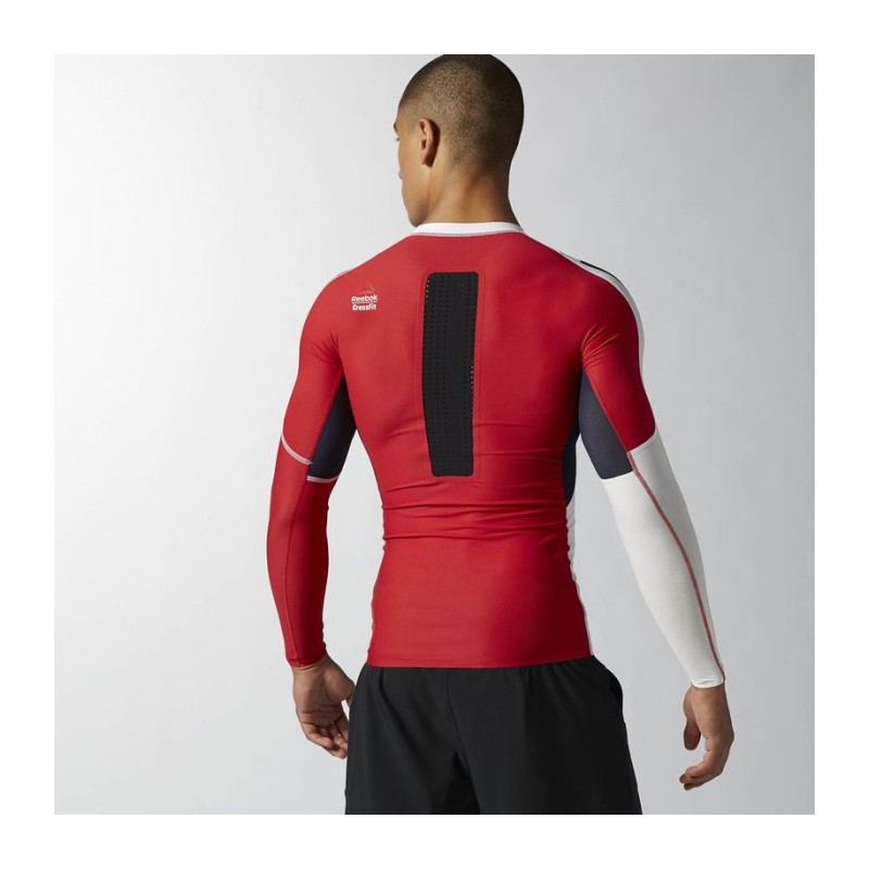 Pánské tričko CrossFit PWR5 kompresní tričko dlouhý rukáv - AB4904