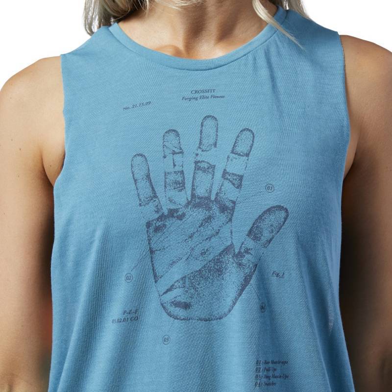 Woman top Reebok CrossFit Science Hand Muscle - DU4605