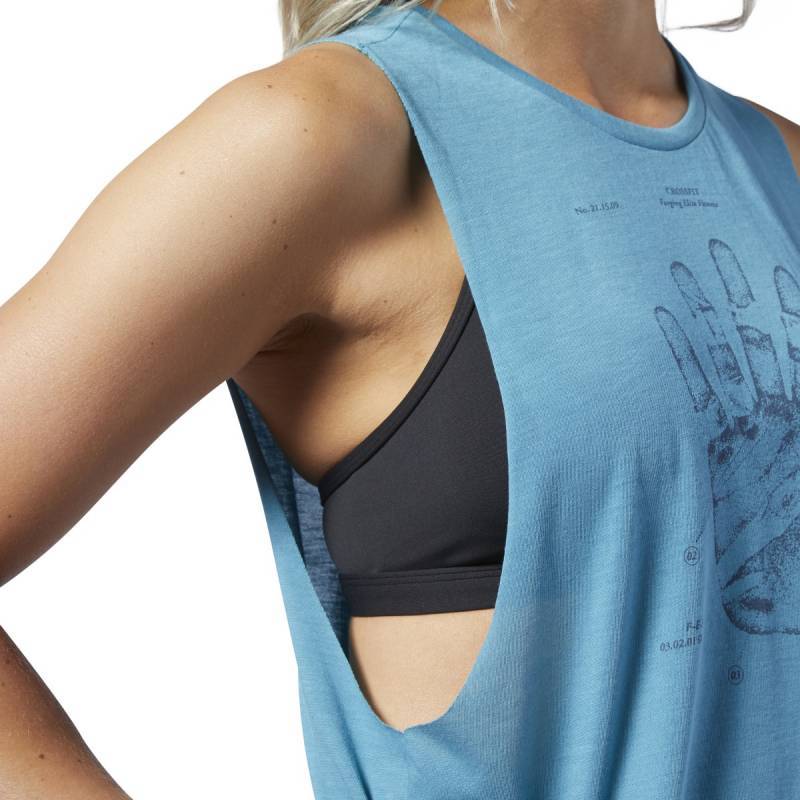 Woman top Reebok CrossFit Science Hand Muscle - DU4605