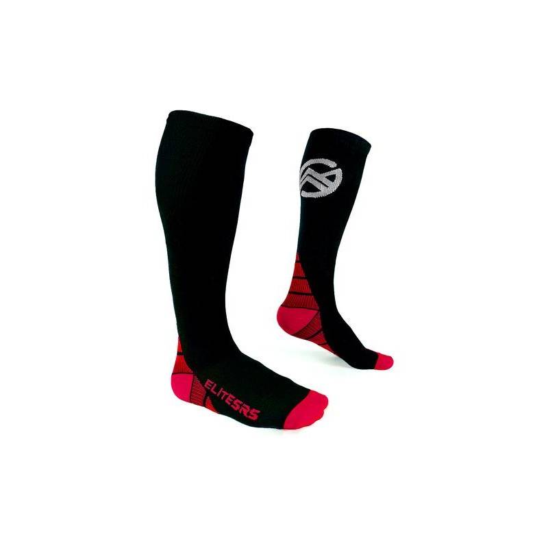 Kompresní podkolenky WORKOUT EliteSRS red/black