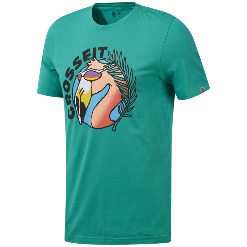 Man T-Shirt Reebok CrossFit Funky Flamingo Tee - DY8430