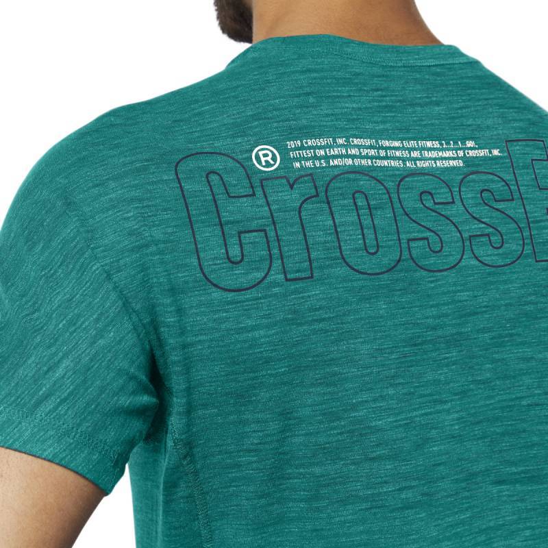 Man T-Shirt Reebok CrossFit Marble Melange CrossFit Tee - EC1483