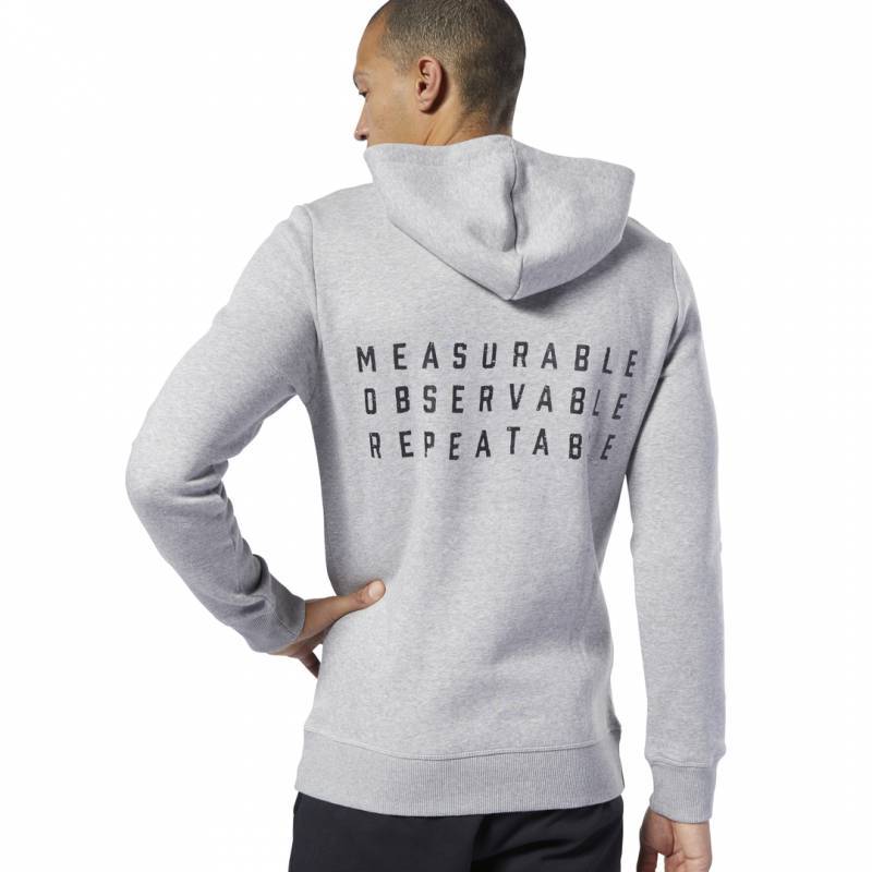 Pánská mikina Reebok CrossFit MOR Logo Hoodie - EC1468