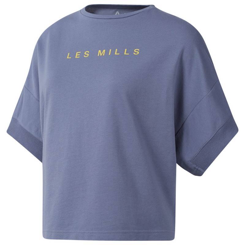 Woman T-Shirt Les Mills PERF COTTON CROP TEE - ED3680