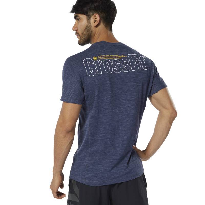 Herren T-Shirt Reebok Marble Melange CrossFit Tee - DY8425