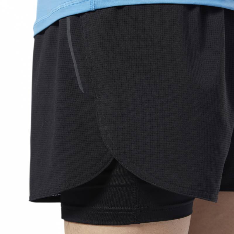 Pánské šortky OSR EPIC 2-1 RUN SHORT - DY8332