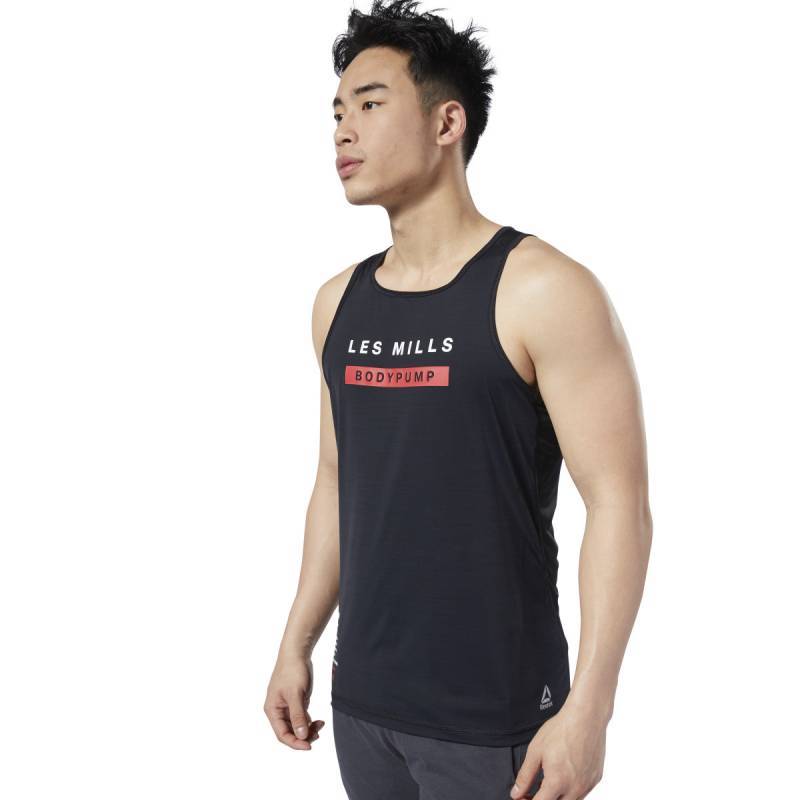 Pánské tričko Les Mills BODY PUMP AC SINGLET - ED0586