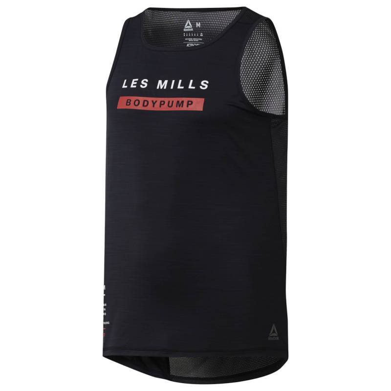 Man T-Shirt Les Mills BODY PUMP AC SINGLET - ED0586