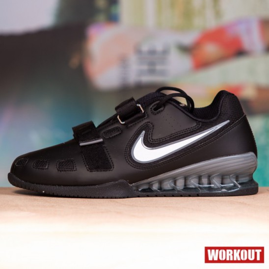 Nike vzpěračky Romaleos 2 Weightlifting Shoes - Black / Silver