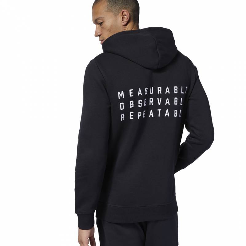 Pánská mikina Reebok CrossFit MOR Logo Hoodie - DY8443