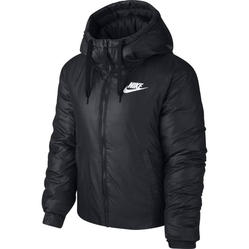 Woman winter jacket Nike Black
