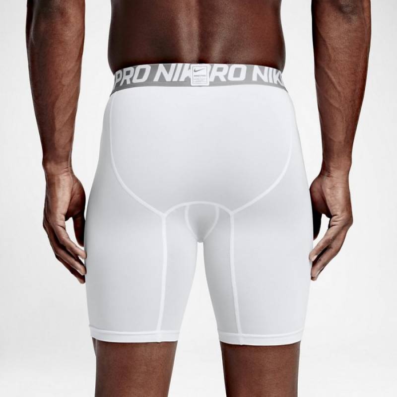 Pánské kompresní šortky COOL COMP SHORT - bílé