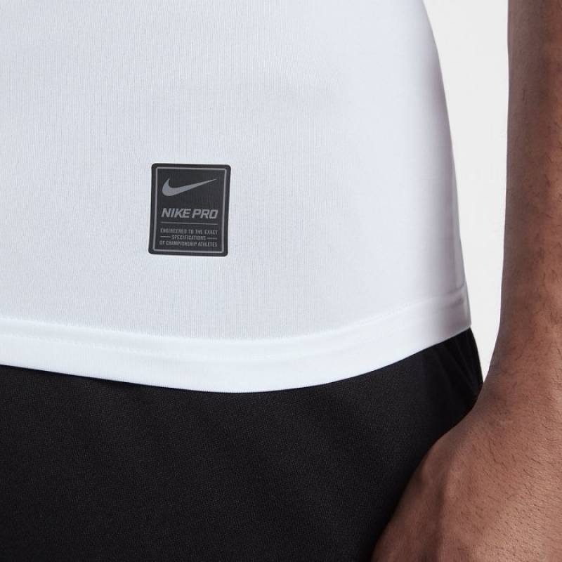 Pánský tričko Nike s krátkým rukávem - Nike Pro - bílé