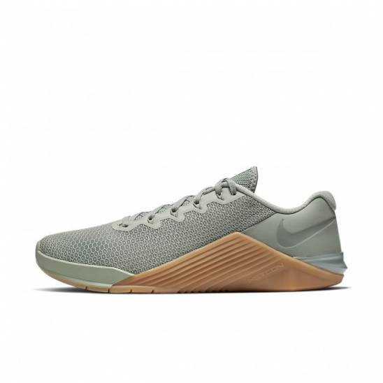 Man Shoes Nike Metcon 5 - grey/green 