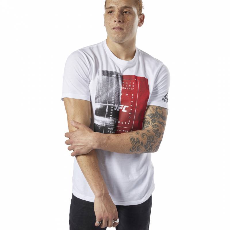 Man T-Shirt UFC FG TEXT TEE - EC1274