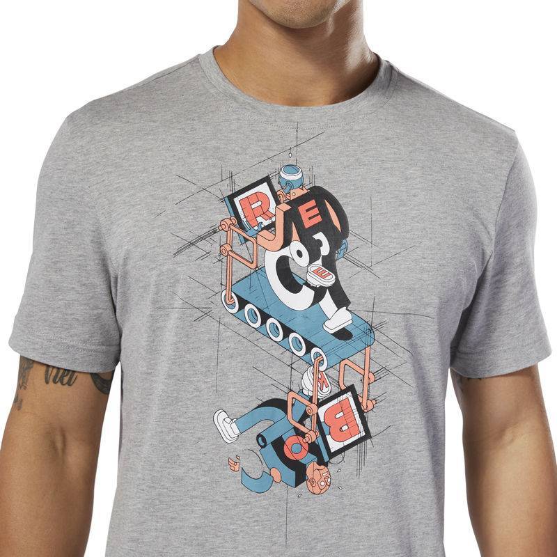 Man T-Shirt GS Treadmill Crew - DU4704