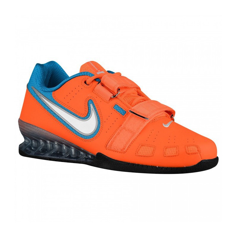 Mens Nike Romaleos 2 Weightlifting Shoes - orange / blue