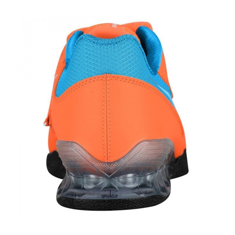Mens Nike Romaleos 2 Weightlifting Shoes - orange / blue