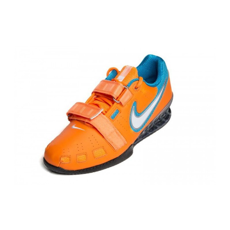 Scarpe da sollevamento pesi Nike Romaleos 2 Uomo - arancione/blu