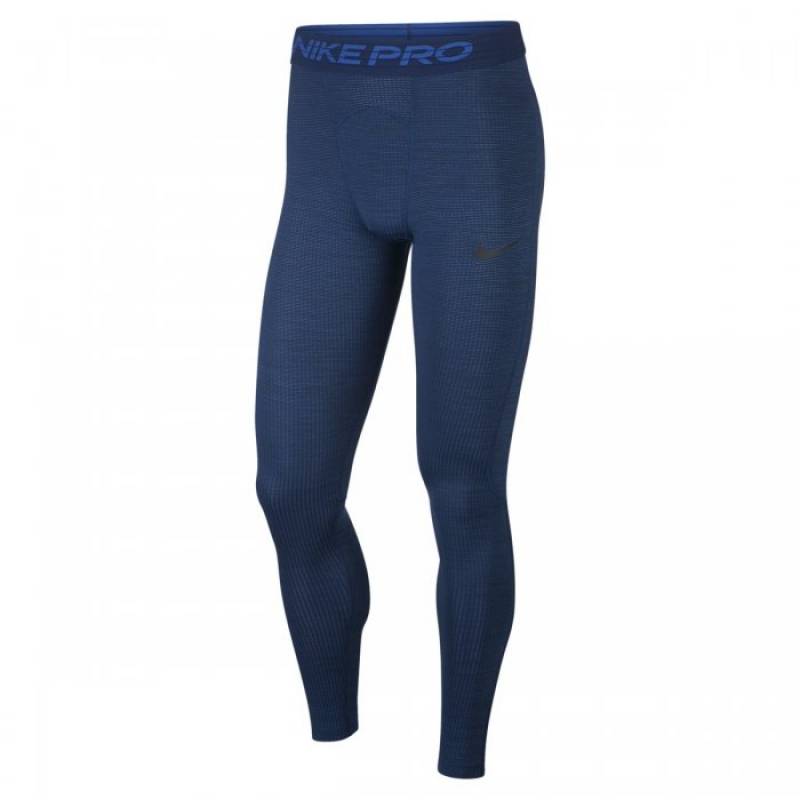 Herren Leggings Nike Pro - blau