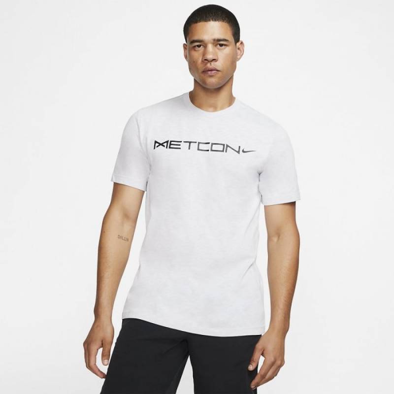 Man T-Shirt Nike Metcon - white