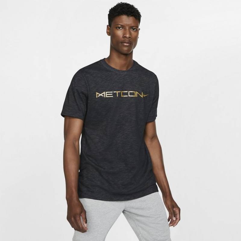 Pánské tričko DRY TEE DFCT METCON SLUB - černé