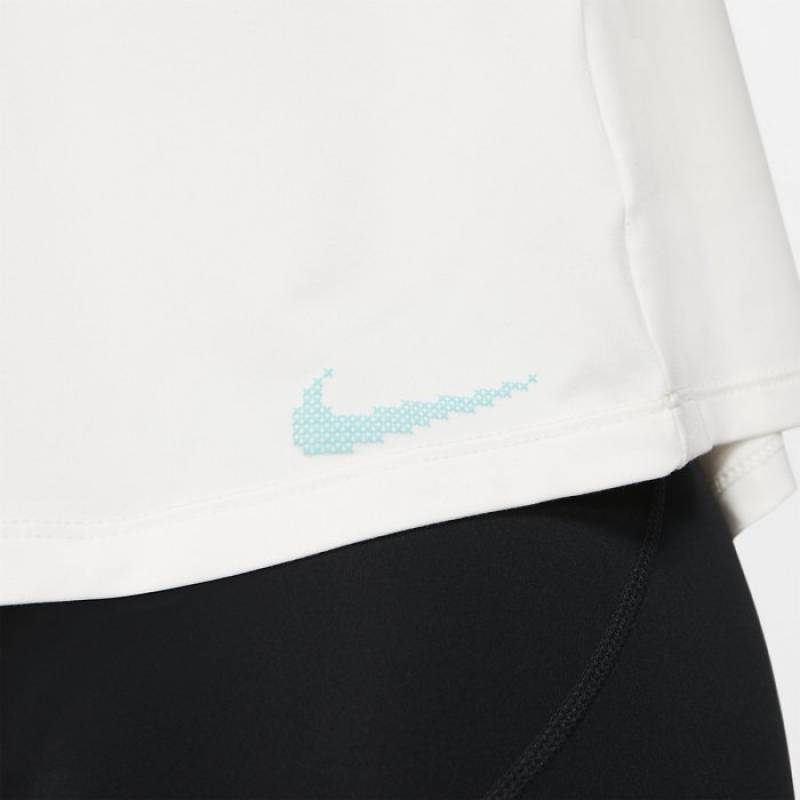 Dámský top Nike NK DRY TANK ELSTKA bílý