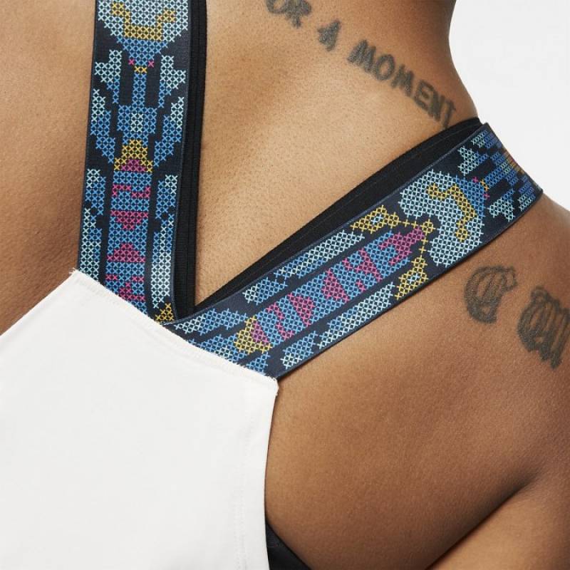 Dámský top Nike NK DRY TANK ELSTKA bílý