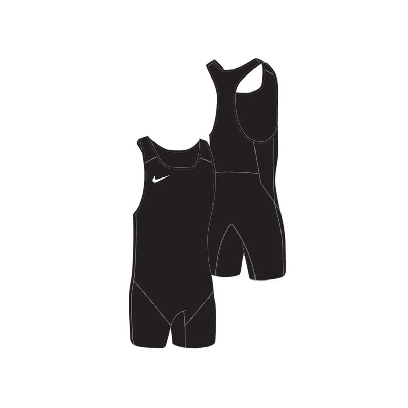 Pánský dres na vzpírání Nike Black / Black