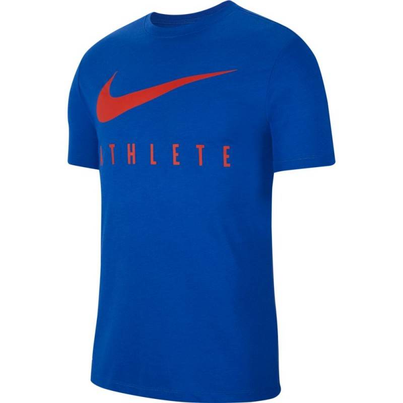 Man T-Shirt Athlete Dri-FIT Swoosh - blue