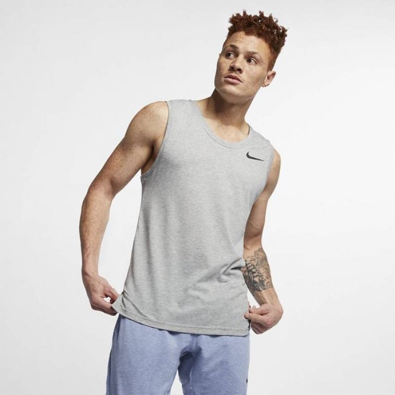 Pánské tílko Nike Breathe - šedivé