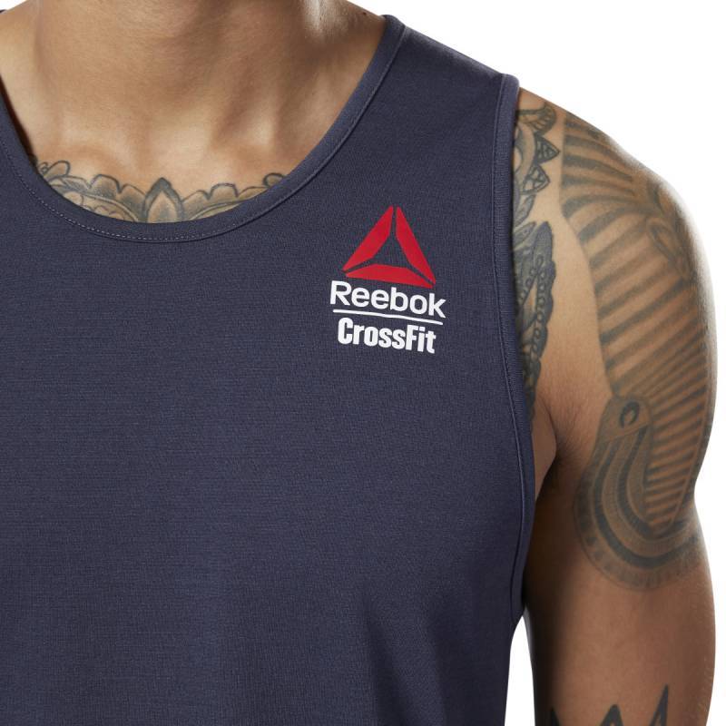Pánské tílko Reebok CrossFit AC + Cotton Tank Games - DY8461