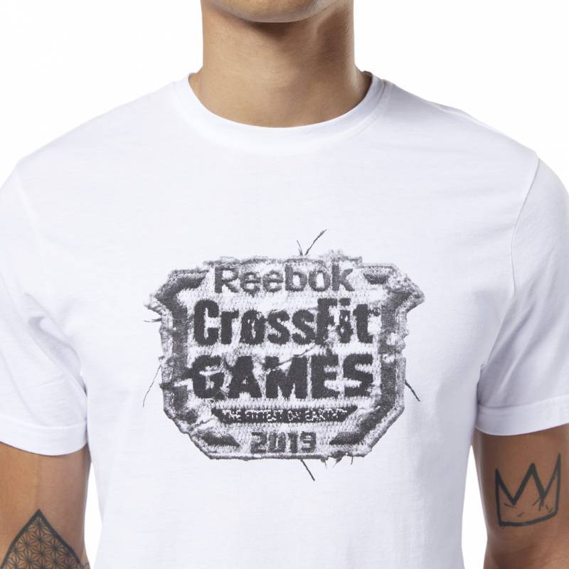 Herren T-Shirt Reebok CrossFit Distressed Crest Tee - EC1467