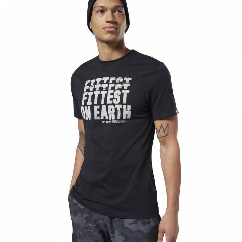Man T-Shirt Reebok CrossFit Fittest on Earth Tee - EC1464