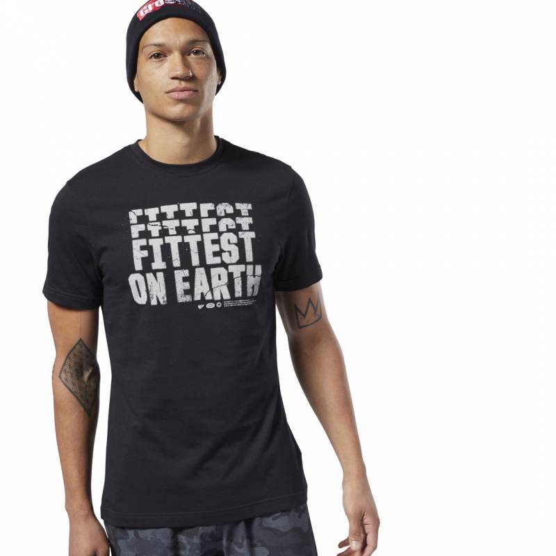Man T-Shirt Reebok CrossFit Fittest on Earth Tee - EC1464
